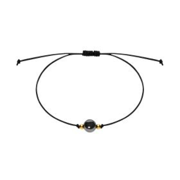 Preview: Armband - "Pure" - Hämatit - vergoldet